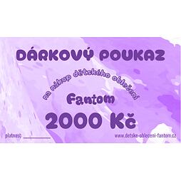 Dárkový poukaz 2000