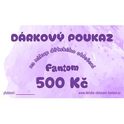 Dárkový poukaz 500