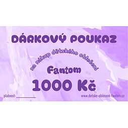 Dárkový poukaz 1000